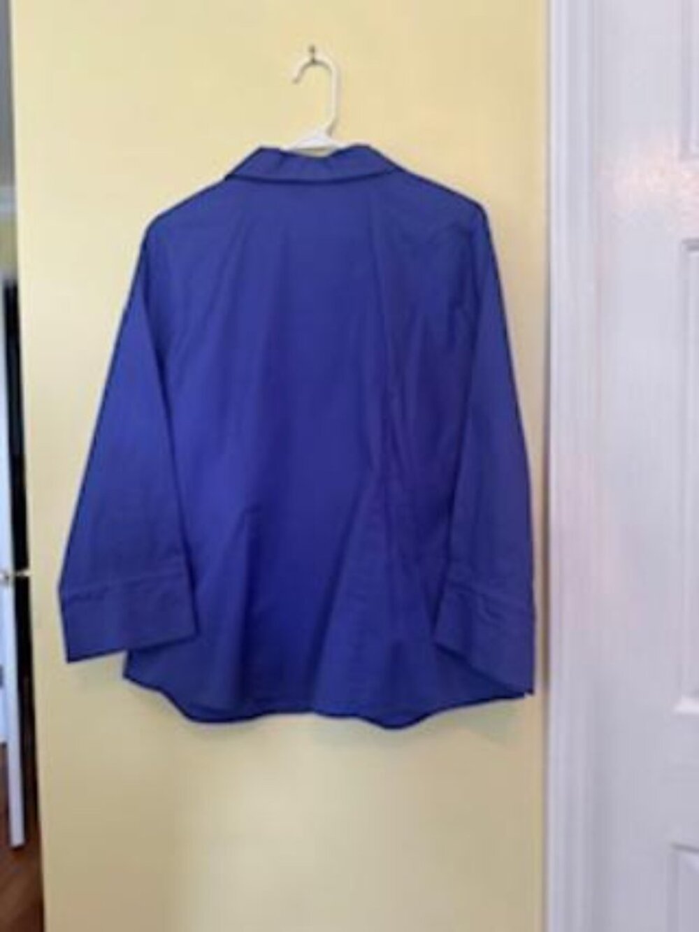 Womens Purple Chico's No Iron Blouse Size 3 (XL) - Picture 2 of 8